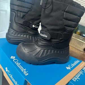 Columbia Kids Black Snow Boots